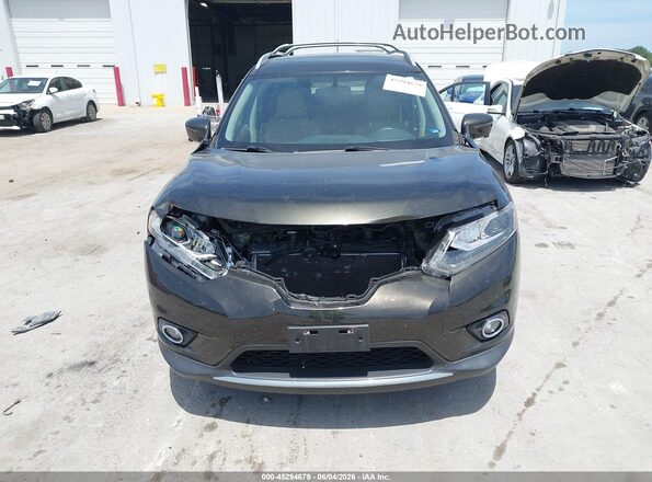 5N1AT2MV7GC759309 2016 NISSAN ROGUE Green ხელსაწყოთა პანელის ხედი