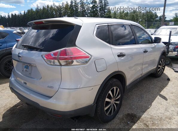 5N1AT2MV7GC762369 2016 NISSAN ROGUE Silver Trasero derecho