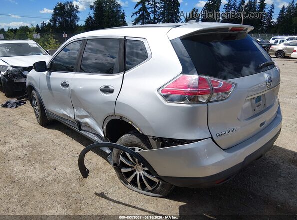 5N1AT2MV7GC762369 2016 NISSAN ROGUE Silver Trasero izquierdo