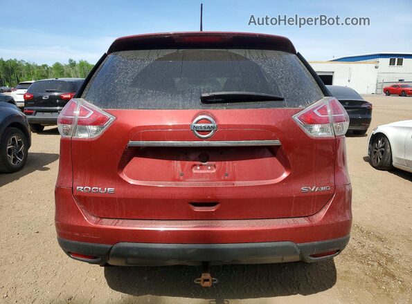 5N1AT2MV7GC831691 2016 NISSAN ROGUE Red 