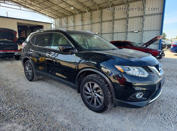 5N1AT2MV7GC842335 2016 NISSAN ROGUE Black Front right