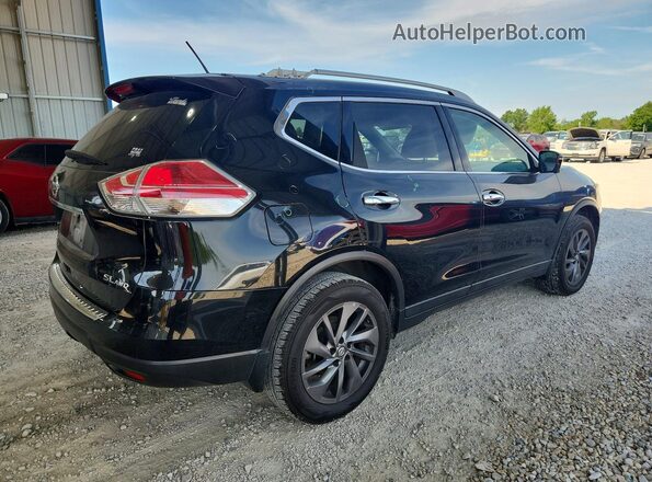 5N1AT2MV7GC842335 2016 NISSAN ROGUE Black Rear right