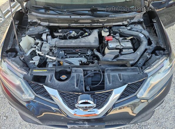 5N1AT2MV7GC842335 2016 NISSAN ROGUE Black Engine compartment view