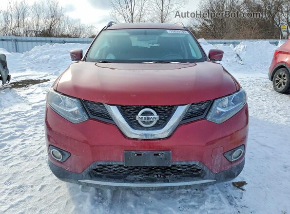 5N1AT2MV7GC893883 2016 NISSAN ROGUE Maroon 