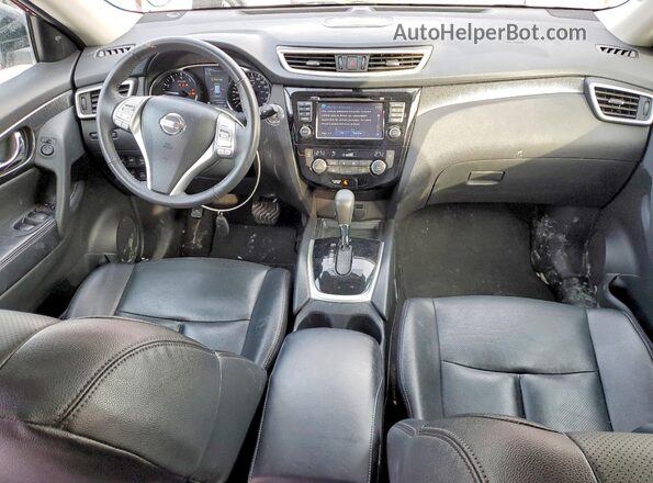 5N1AT2MV7GC893883 2016 NISSAN ROGUE Maroon 