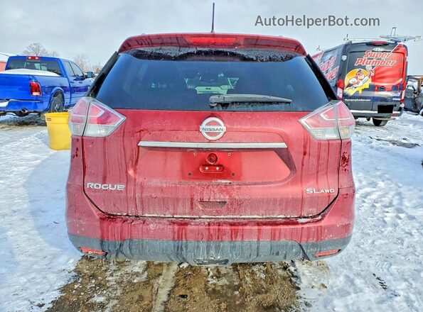 5N1AT2MV7GC893883 2016 NISSAN ROGUE Maroon 