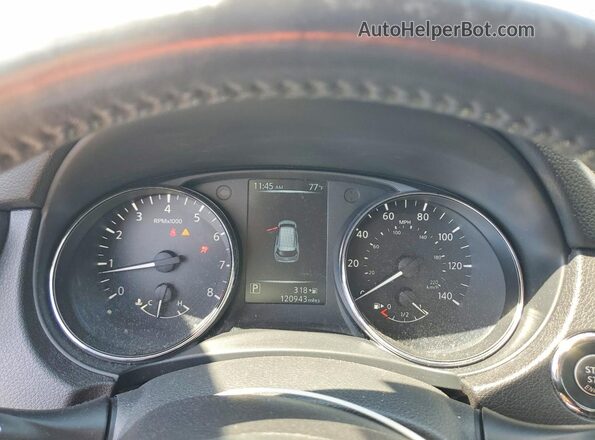 5N1AT2MV7HC753169 2017 NISSAN ROGUE Gray Instrument cluster view