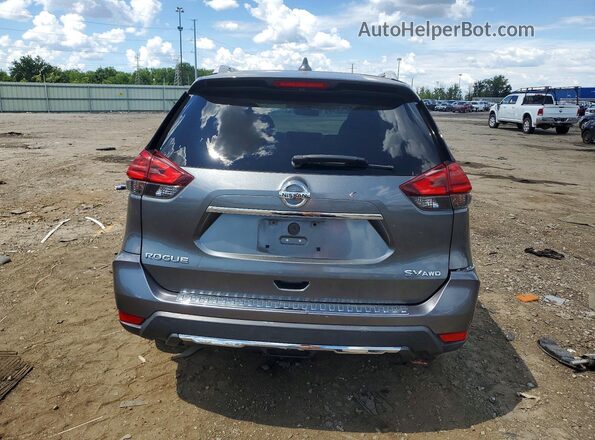 5N1AT2MV7HC753169 2017 NISSAN ROGUE Gray Rear view
