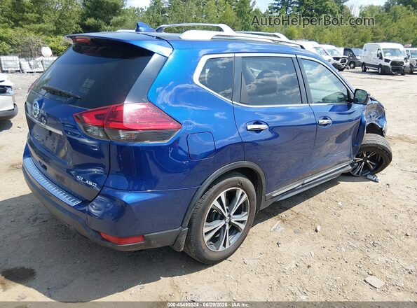 5N1AT2MV7HC759845 2017 NISSAN ROGUE Blue Trasero derecho