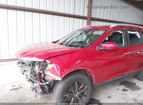 5N1AT2MV7HC795549 2017 NISSAN ROGUE Red Front view