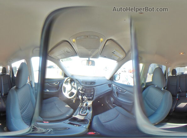 5N1AT2MV7HC808901 2017 NISSAN ROGUE Белый Панорамный вид салона 360°