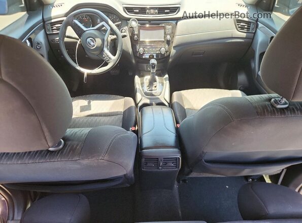 5N1AT2MV7HC875501 2017 NISSAN ROGUE Blue Առջևի վահանակի տեսք