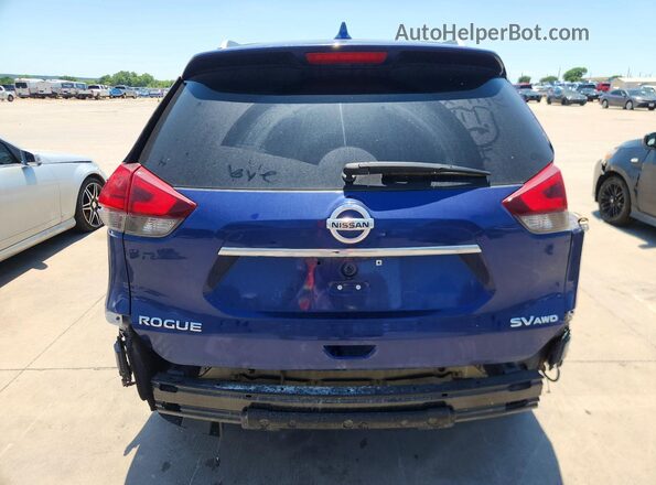 5N1AT2MV7HC875501 2017 NISSAN ROGUE Blue Հետևի տեսք