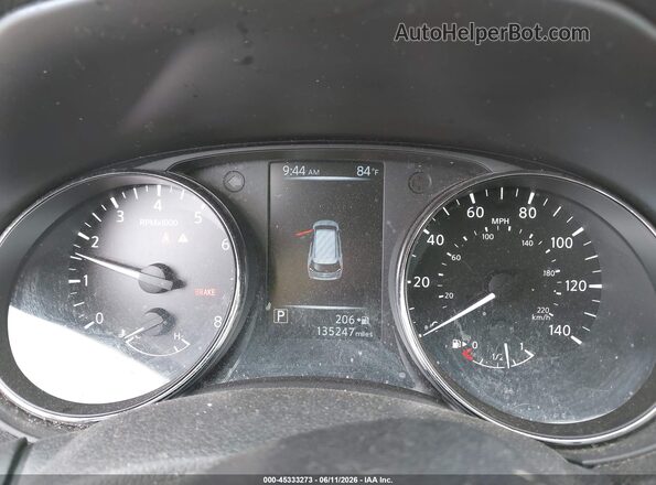 5N1AT2MV7HC884473 2017 NISSAN ROGUE White Հետևի նստատեղերի տեսք