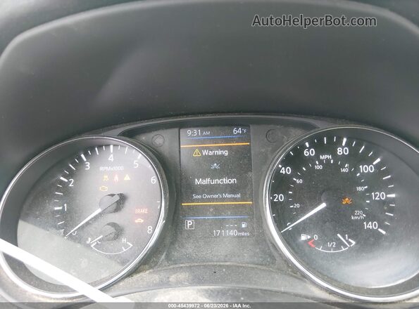 5N1AT2MV7JC727130 2018 NISSAN ROGUE Black Հետևի նստատեղերի տեսք
