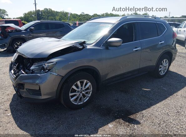 5N1AT2MV7JC831830 2018 NISSAN ROGUE Gray წინა მარცხენა ხედი სამი მეოთხედიდან