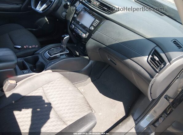 5N1AT2MV7JC831830 2018 NISSAN ROGUE Gray წინა სალონის ხედი