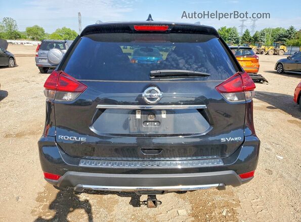 5N1AT2MV7JC843458 2018 NISSAN ROGUE Black უკანა ხედი
