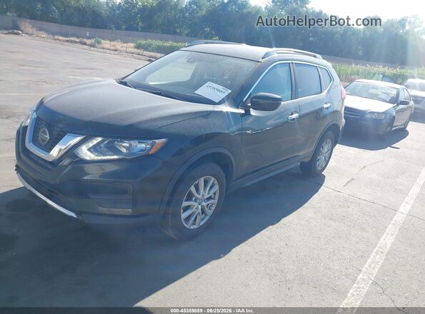 5N1AT2MV7KC703248 2019 NISSAN ROGUE Черный Передняя левая четверть