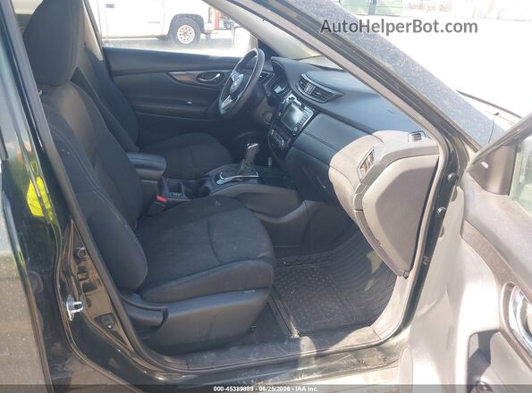 5N1AT2MV7KC703248 2019 NISSAN ROGUE Черный Вид салона спереди