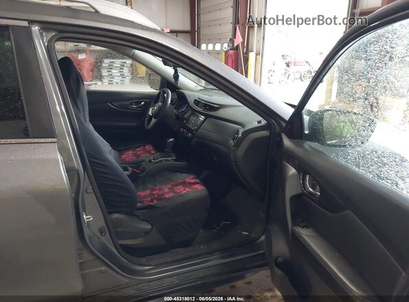 5N1AT2MV7KC720700 2019 NISSAN ROGUE Gray Widok wnętrza z przodu