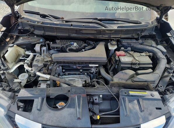 5N1AT2MV7KC740445 2019 NISSAN ROGUE Black Engine compartment view
