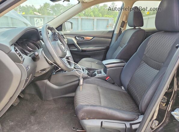 5N1AT2MV7KC740445 2019 NISSAN ROGUE Black Front interior view