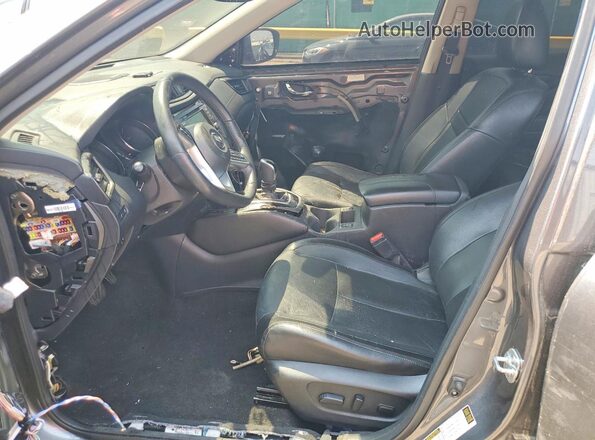 5N1AT2MV7KC742552 2019 NISSAN ROGUE Gray Front interior view