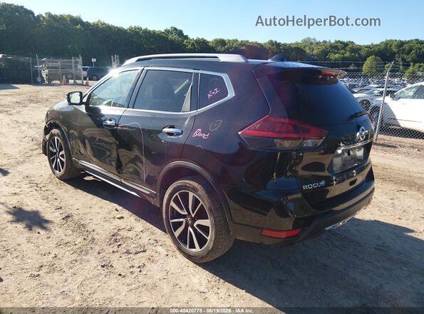 5N1AT2MV7KC807500 2019 NISSAN ROGUE Черный Задняя левая четверть