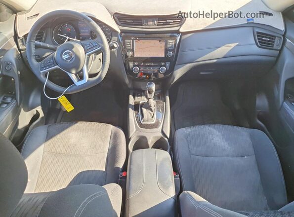 5N1AT2MV7KC844949 2019 NISSAN ROGUE White Առջևի վահանակի տեսք
