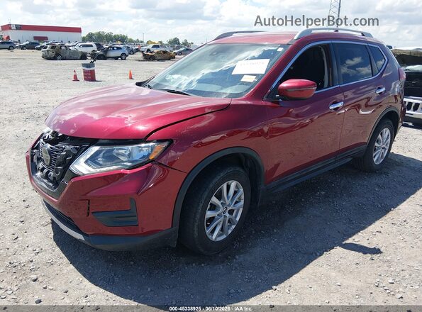 5N1AT2MV7LC720472 2020 NISSAN ROGUE Red Front left