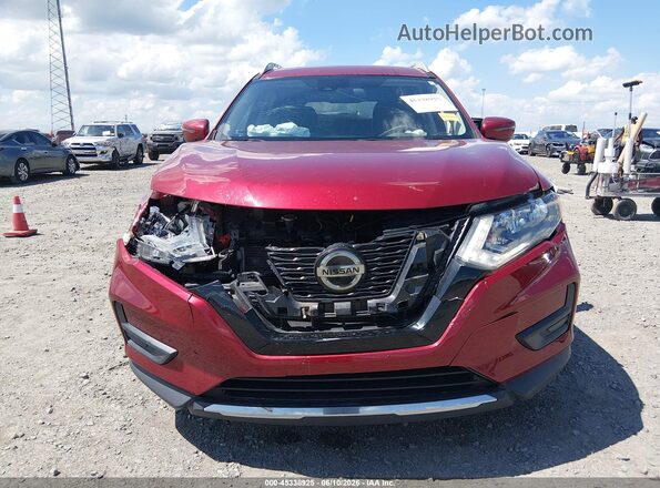 5N1AT2MV7LC720472 2020 NISSAN ROGUE Red Instrument cluster view
