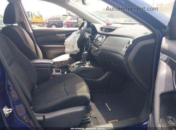 5N1AT2MV7LC720942 2020 NISSAN ROGUE Blue Front interior view