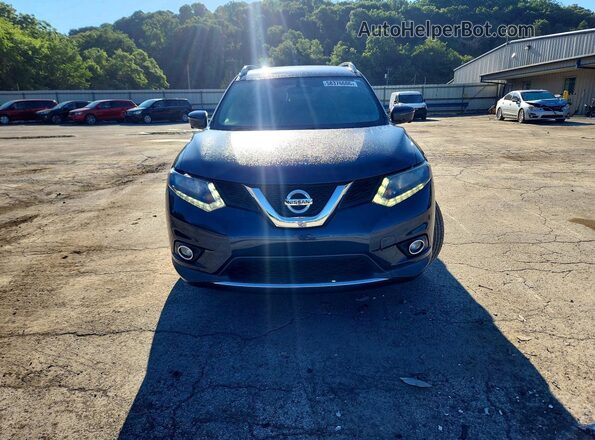 5N1AT2MV8GC740106 2016 NISSAN ROGUE Blue Вид спереду