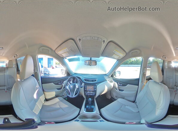 5N1AT2MV8GC740106 2016 NISSAN ROGUE Blue Панорамний вид салону 360°