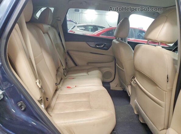 5N1AT2MV8GC772893 2016 NISSAN ROGUE Синий Вид задней части салона