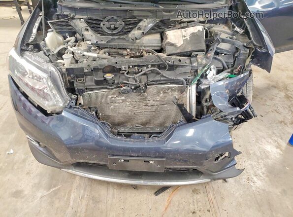 5N1AT2MV8GC772893 2016 NISSAN ROGUE Синий Вид подкапотного пространства