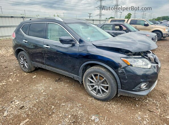 5N1AT2MV8GC911422 2016 NISSAN ROGUE Black Front right