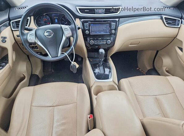 5N1AT2MV8GC911422 2016 NISSAN ROGUE Black Dashboard view