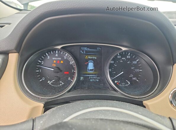 5N1AT2MV8GC911422 2016 NISSAN ROGUE Black Instrument cluster view