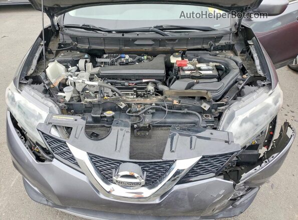 5N1AT2MV8GC915597 2016 NISSAN ROGUE Gray უკანა სალონის ხედი