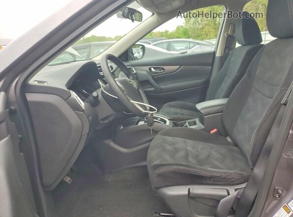 5N1AT2MV8GC915597 2016 NISSAN ROGUE Gray წინა სალონის ხედი