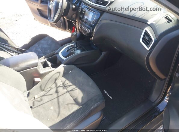 5N1AT2MV8GC917852 2016 NISSAN ROGUE Black Front interior view