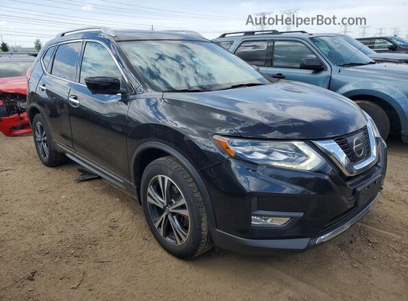5N1AT2MV8HC755044 2017 NISSAN ROGUE Black Delantero derecho