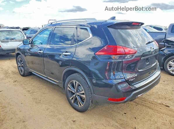 5N1AT2MV8HC755044 2017 NISSAN ROGUE Black Trasero izquierdo