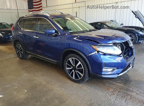 5N1AT2MV8HC763418 2017 NISSAN ROGUE Синий 