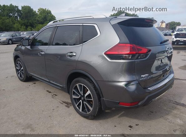 5N1AT2MV8HC802539 2017 NISSAN ROGUE Gray Trasero izquierdo