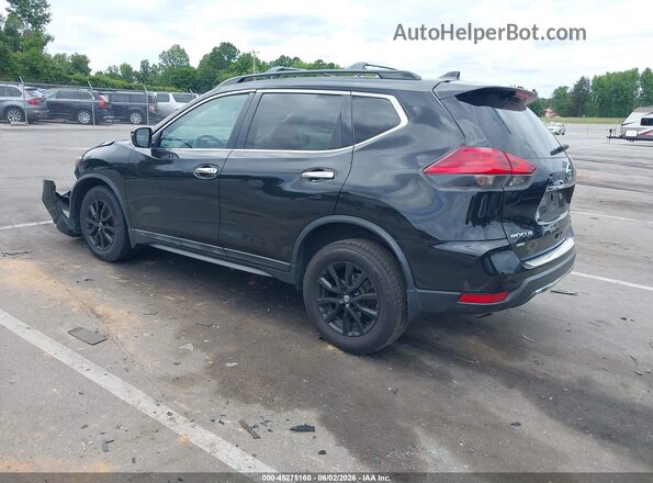 5N1AT2MV8HC820510 2017 NISSAN ROGUE Черный Задняя левая четверть