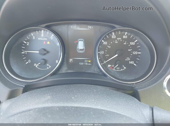 5N1AT2MV8HC851546 2017 NISSAN ROGUE Red Вид задніх сидінь