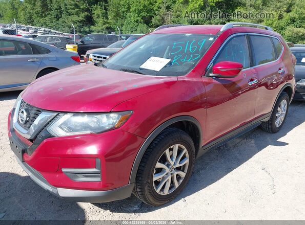 5N1AT2MV8HC851546 2017 NISSAN ROGUE Red Передня ліва чверть